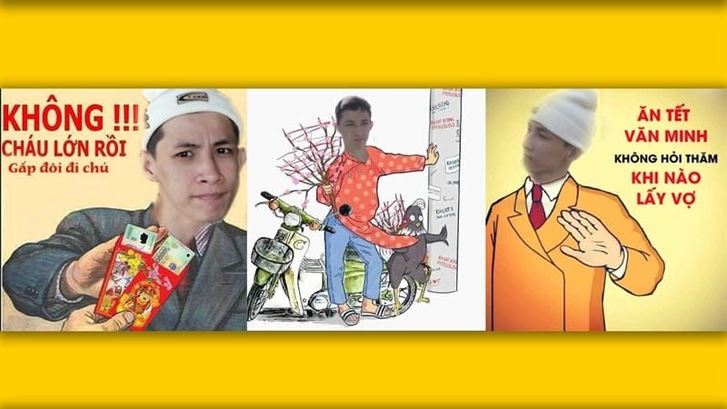 Cùng ngắm meme nghỉ Tết