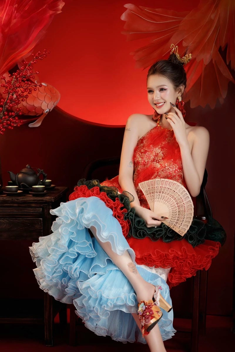 Những khoảnh khắc Xoài Non thời trang