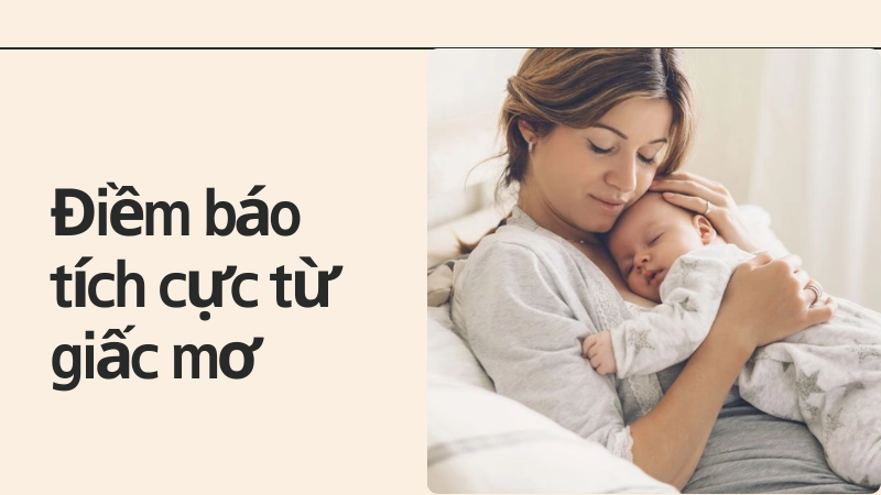 Người mẹ bồng con trong giấc mơ mang lại may mắn và tài lộc