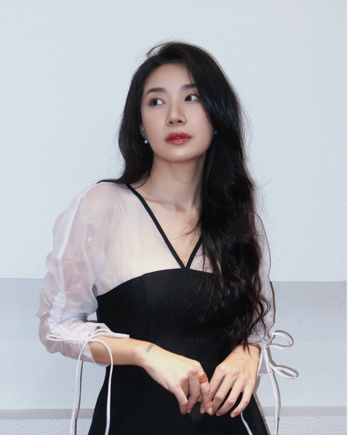 Ảnh gái xinh cute phong cách nhẹ nhàng tạo cảm giác dễ chịu.