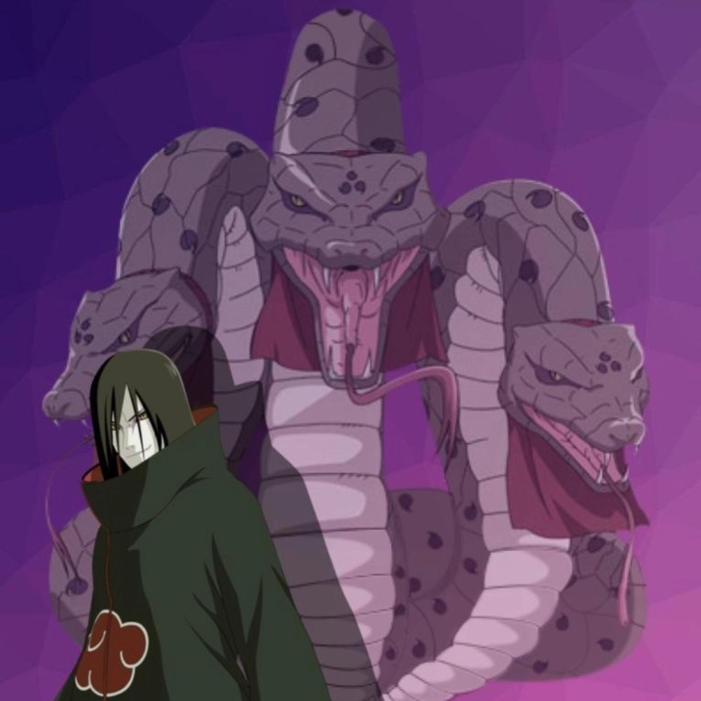 Orochimaru chibi mang tạo hình nhỏ nhắn và độc đáo.