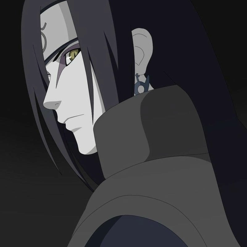 Orochimaru wallpaper mang tông màu tối và bí ẩn.