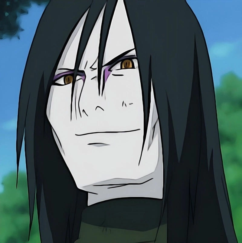 Orochimaru meme thường khai thác biểu cảm kỳ lạ.