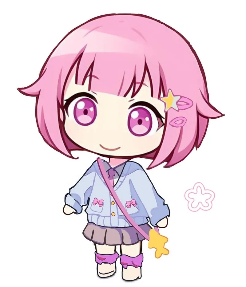 Emu chibi sticker art rất hợp dùng trong chat.