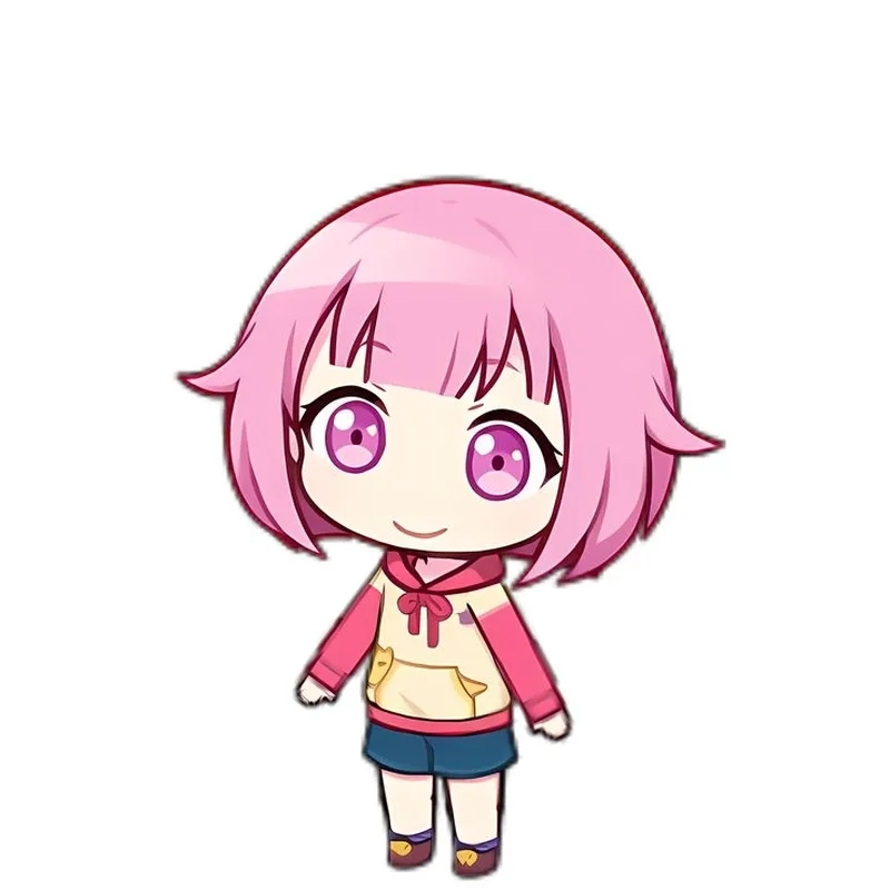 Emu chibi anime style giữ đúng tinh thần nhân vật.