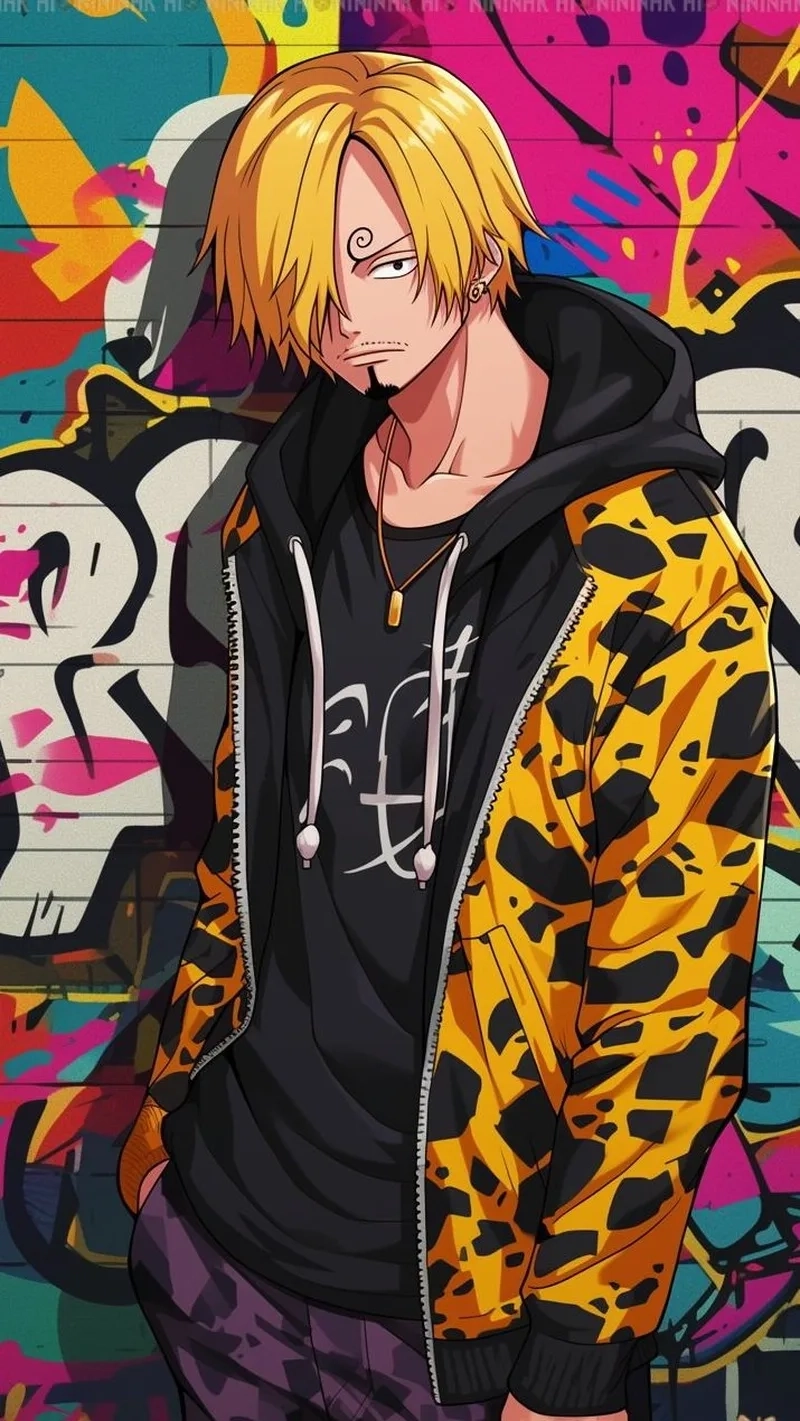 Sanji in One Piece ghi dấu ấn bằng những pha đá mạnh mẽ.