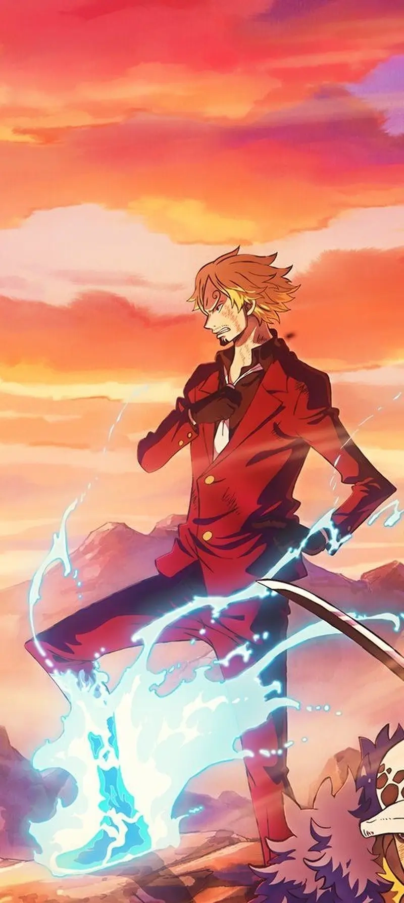 Sanji memes One Piece được dùng phổ biến trong các bài đăng giải trí.